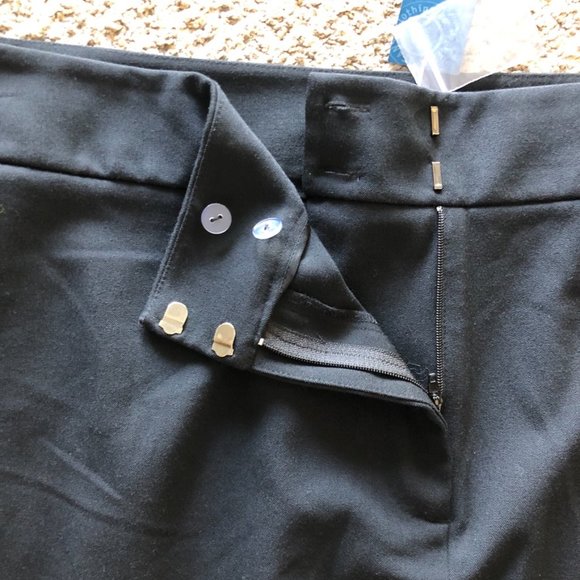 LANE BRYANT VENEZIA BLACK PENCIL SKIRT  SIZE 28 NEW - Picture 4 of 6